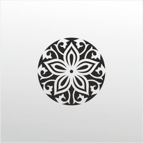 90 cm Çiçek Deseni Folyo Sticker