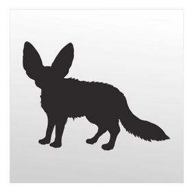 90 cm Çöl Tilki Folyo Sticker