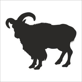 90 cm Dağ Keçisi Folyo Sticker