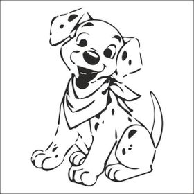 90 cm Dalmaçyalı Folyo Sticker