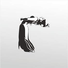 90 cm Dans Folyo Sticker