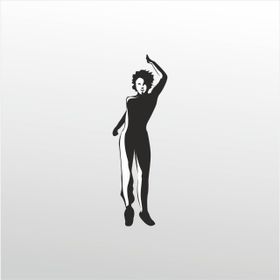 90 cm Dans Folyo Sticker