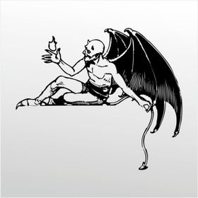 90 cm Folyo Şeytan Sticker