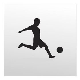 90 cm Futbol Folyo Sticker