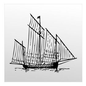90 cm Gemi Folyo Sticker