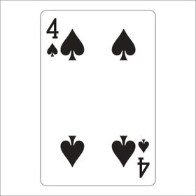 90 cm İskambil Kağıdı Folyo Sticker