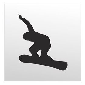 90 cm Kayakçı Folyo Sticker