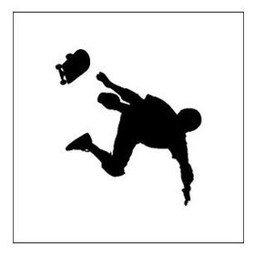 90 cm Kaykaycı Folyo Sticker