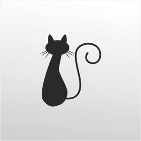 90 cm Kedi Folyo Sticker