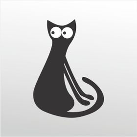 90 cm Kedi Folyo Sticker