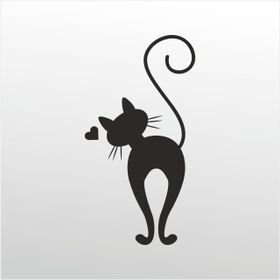 90 cm Kedi Folyo Sticker