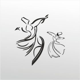90 cm Mevlana Folyo Sticker