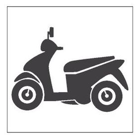 90 cm Motorsiklet Folyo Sticker