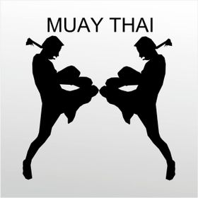 90 cm Muay Thai Folyo Sticker