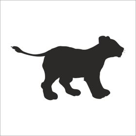 90 cm Panter Folyo Sticker