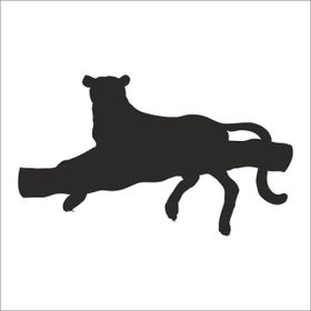 90 cm Panter Folyo Sticker