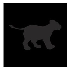 90 cm Panter Folyo Sticker