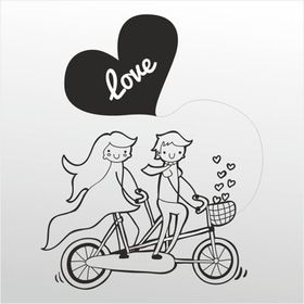90 cm Sevgi Folyo Sticker