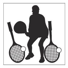 90 cm Tenisci Folyo Sticker
