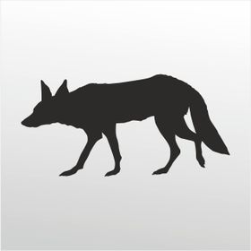 90 cm Tilki Folyo Sticker