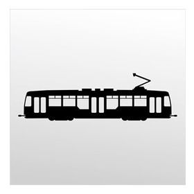90 cm Tramvay Folyo Sticker