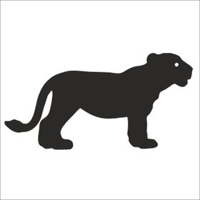 90 cm Yavru Kaplan Folyo Sticker