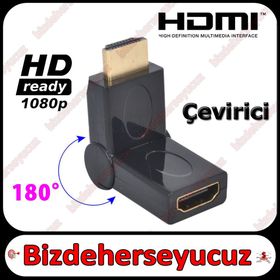 90 Derece Dirsek Uzatma Oynar Başlıklı Hdmı