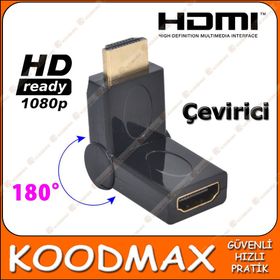 90 Derece Dirsek Uzatma Oynar Başlıklı Hdmı