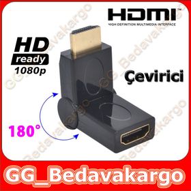 90 Derece Dirsek Uzatma Oynar Başlıklı Hdmı