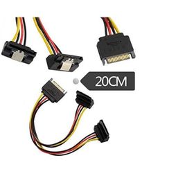 90 Derece Klipsli Sata Power Hdd Güç Çoklayıcı