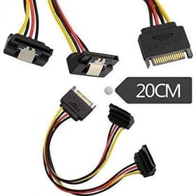 90 Derece Klipsli Sata Power Hdd Güç Çoklayıcı