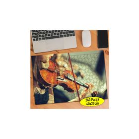 90080029 Keman Çalan Sanatkar Eller 240 Parça Puzzle Yapboz