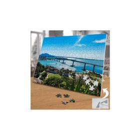 901 Brezilya Köprüsü Tatil Kasabası 240 Parça Puzzle Yapboz