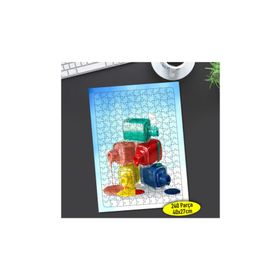 90248390 Renkli Ojeler Güzellik Merkezi 240 Parça Puzzle Yapboz