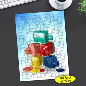 90248390 Renkli Ojeler Güzellik Merkezi 240 Parça Puzzle Yapboz