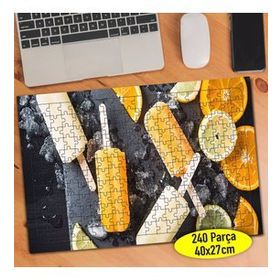 9029013 Portakal ve Limonlu Dondurma 240 Parça Puzzle Yapboz