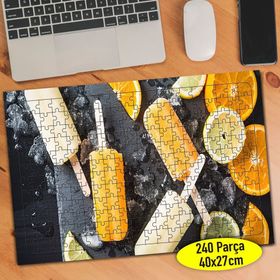 9029013 Portakal ve Limonlu Dondurma 240 Parça Puzzle Yapboz