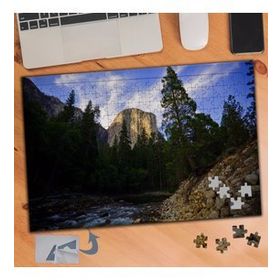 904 Irmak Kenarında Ağaç Manzarası 240 Parça Puzzle Yapboz Tablo