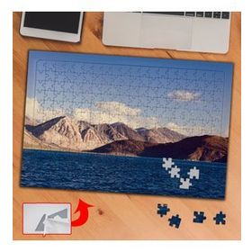 90563 Dağlar Ve Mavi Deniz 240 Parça Puzzle Yapboz Tablo