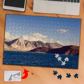90563 Dağlar Ve Mavi Deniz 240 Parça Puzzle Yapboz Tablo