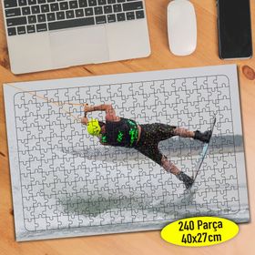 90762540 Sörf Yapan Sporcu İnsan 240 Parça Puzzle Yapboz