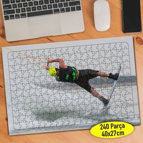 90762540 Sörf Yapan Sporcu İnsan 240 Parça Puzzle Yapboz