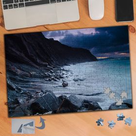 909 Deniz Taşları Manzarası 240 Parça Puzzle Yapboz Tablo