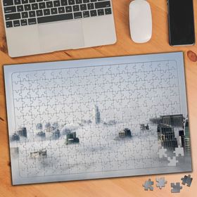 909 Sis Çökmesi Büyük Şehir 240 Parça Puzzle Yapboz