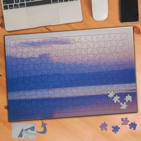 910 Deniz Bulut Manzarası 240 Parça Puzzle Yapboz Tablo