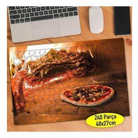 91056698 Taş Fırında Pizza Fast Food 240 Parça Puzzle Yapboz