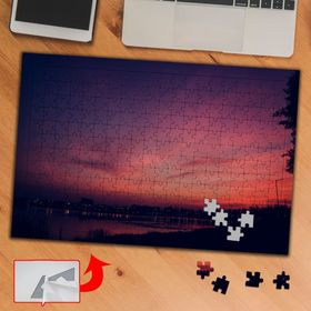 91110 Akşamüstü Pembe Gökyüzü 240 Parça Puzzle Yapboz Tablo