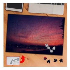 91110 Akşamüstü Pembe Gökyüzü 240 Parça Puzzle Yapboz Tablo