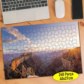91411026 Yüksek Dağ Manzarası 240 Parça Puzzle Yapboz