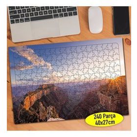 91411026 Yüksek Dağ Manzarası 240 Parça Puzzle Yapboz